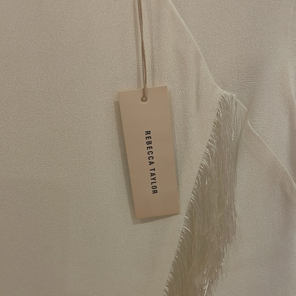 NWT Rebecca Taylor Fringe Shirt - Size 6 - Picture 2 of 8